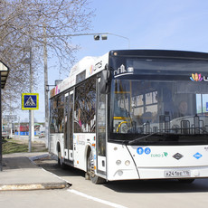 Городской низкопольный автобус LOTOS 206 СNG